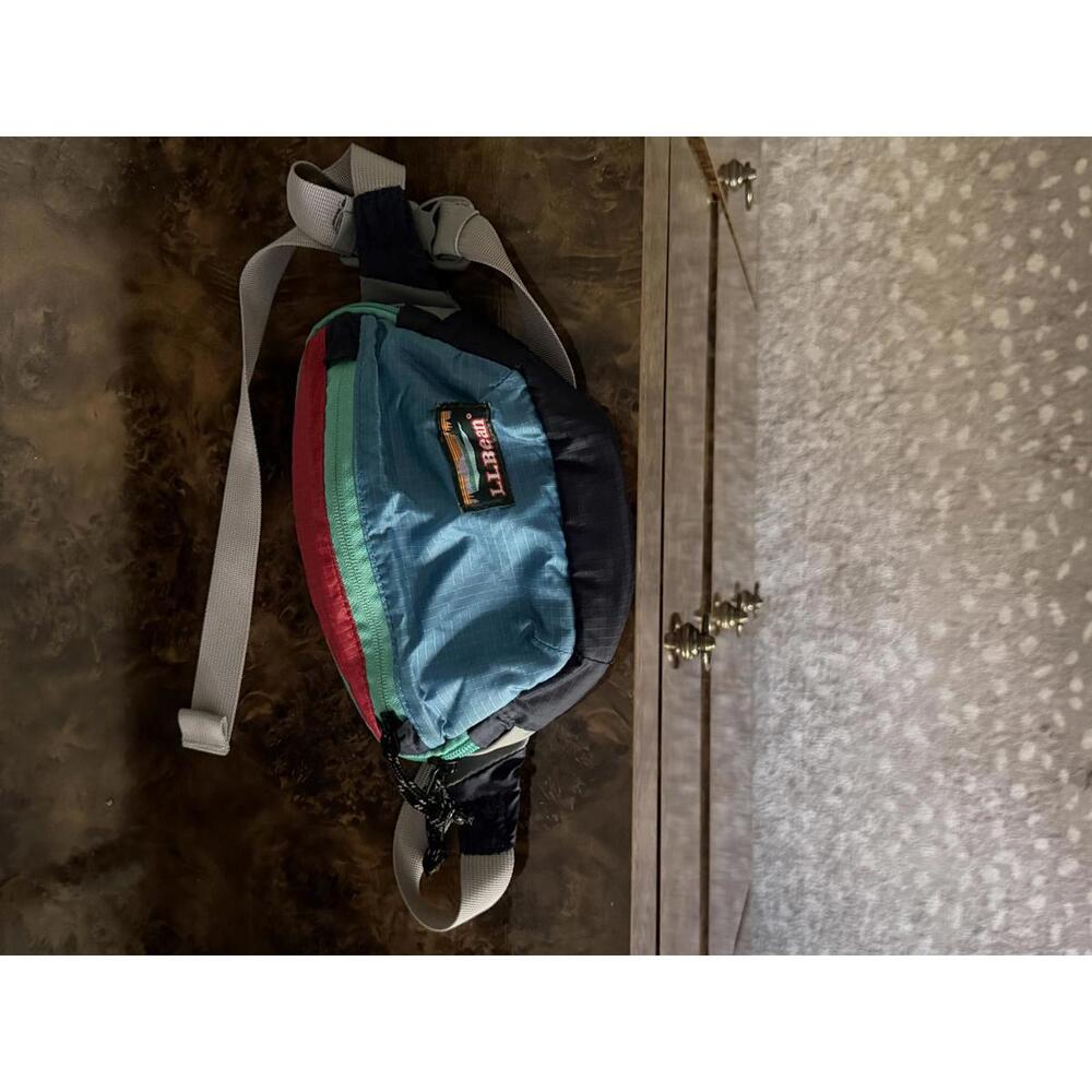 Vintage LL Bean Colorblock Fanny Pack